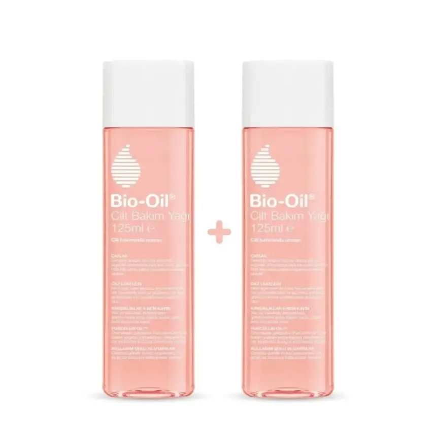 Bio-Oil Çatlak Karşıtı & Nemlendirici Cilt Bakım Yağı Yeni Formül 125 ml*2 - 1