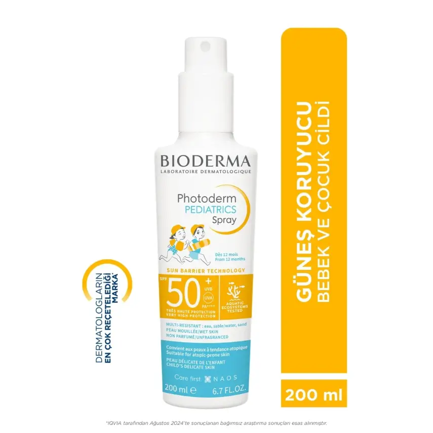 Bioderma Photoderm Pediatrics Spray SPF50+ 200 ml (Yeni) - 1