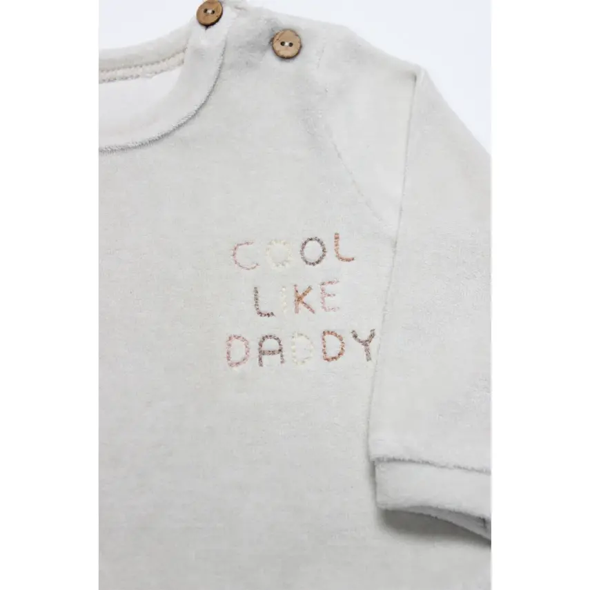 Bistyle 2li Takım Kadife Cool Daddy Bej - Mint - 9