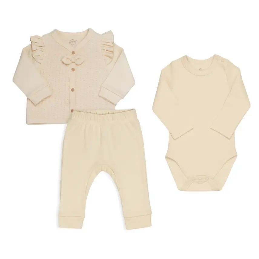 Bistyle 3lü Takım Princess Ekru - 1