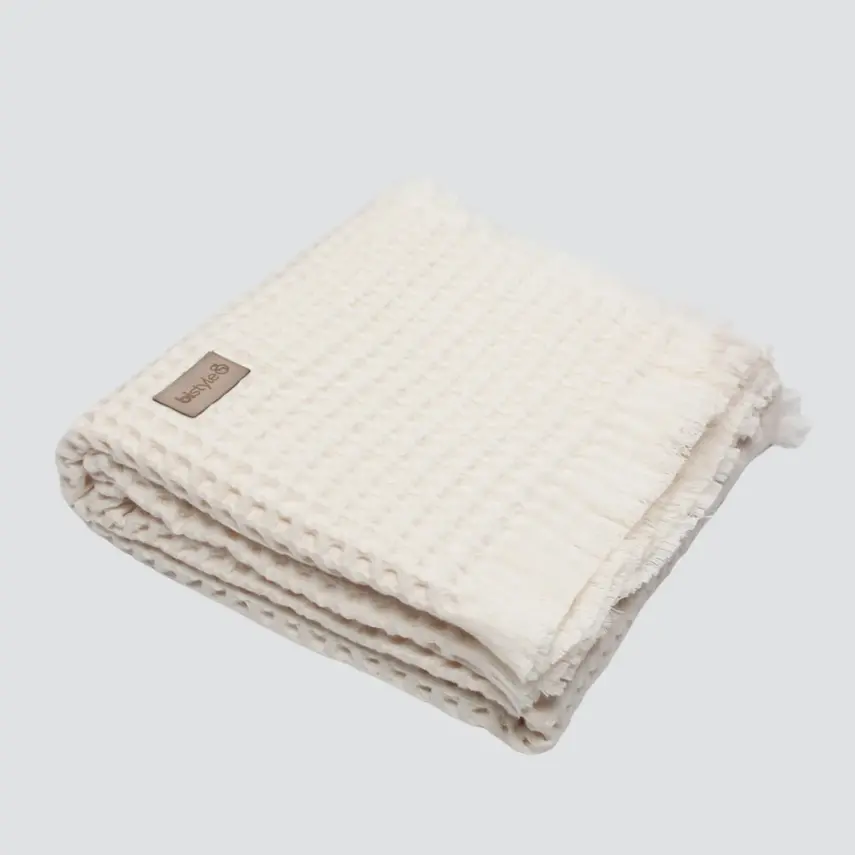 Bistyle Battaniye Pike Style Baby 110x110cm Ekru - 1