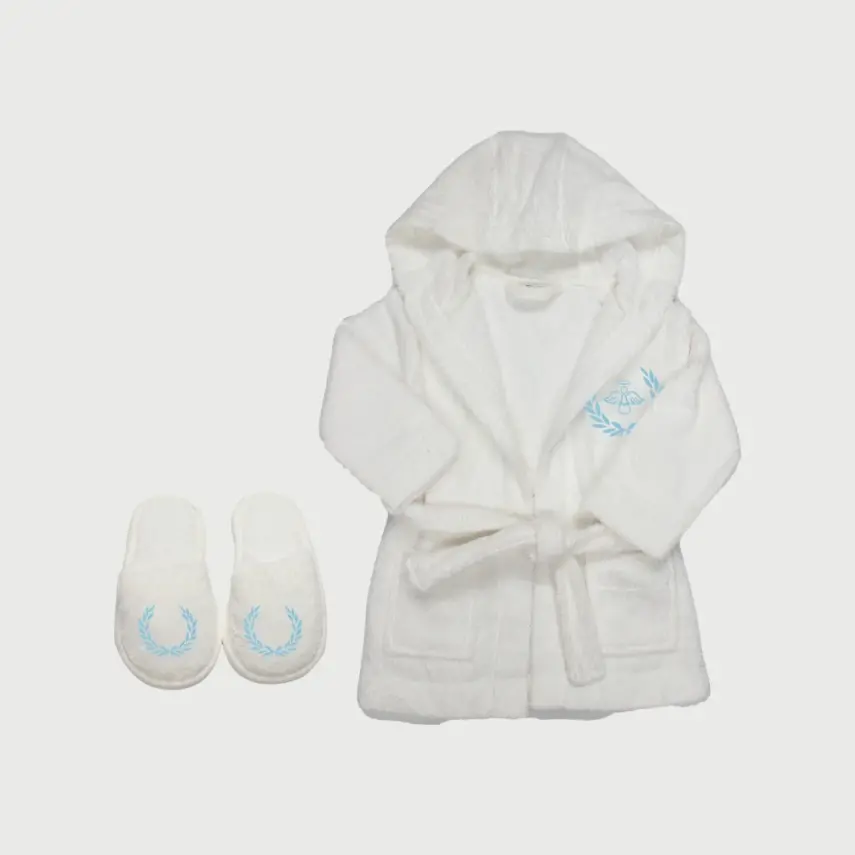 Bistyle Bebek Bornoz Luluco Angel Ekru Unisex - 1