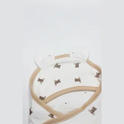 Bistyle Bel Destekli Kundak I am So Bear Bej - Ekru (1)