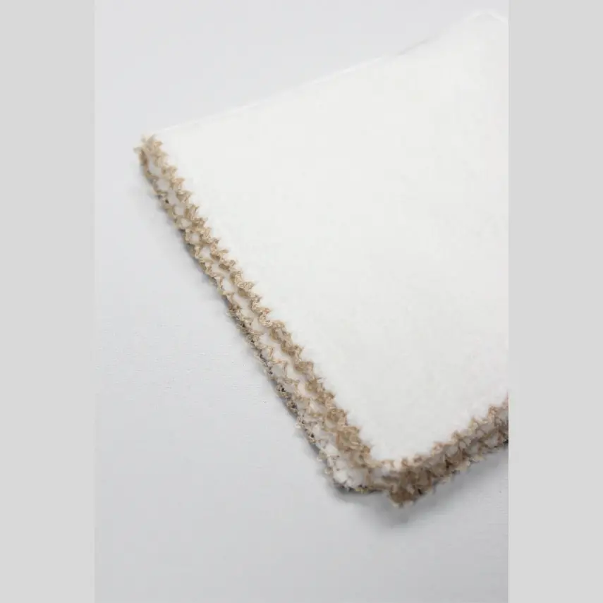 Bistyle Büyük Boy 6lı Bebek Havlu Mendil  Ekru - 2