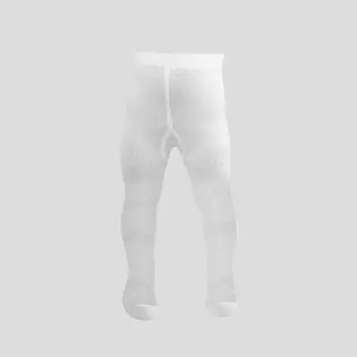 Bistyle Çorap Külotlu Kaymaz Penye Basic Beyaz - 5