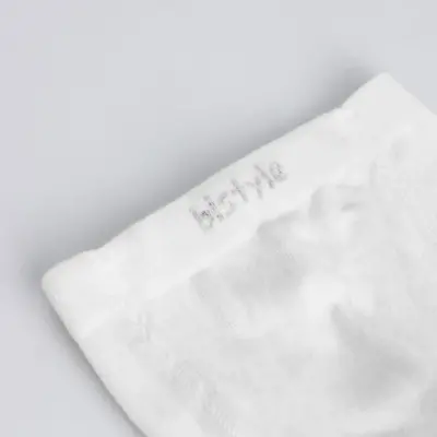 Bistyle Çorap Külotlu Kaymaz Penye Basic Beyaz - 14