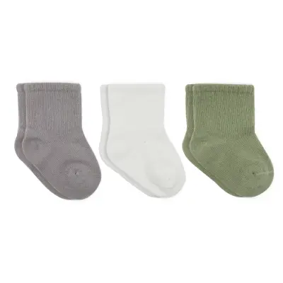 Bistyle Çorap Soket 3lü Penye Koala Boy Gri - Ekru - Nil