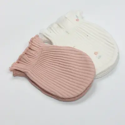 Bistyle Eldiven 2li Bloom White Ekru - Gül Kurusu (1)