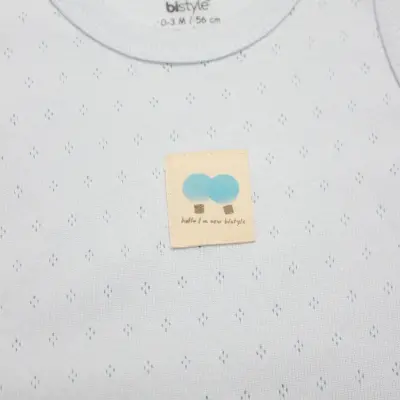 Bistyle Erkek Atlet Body I Love Blue Mavi - 2