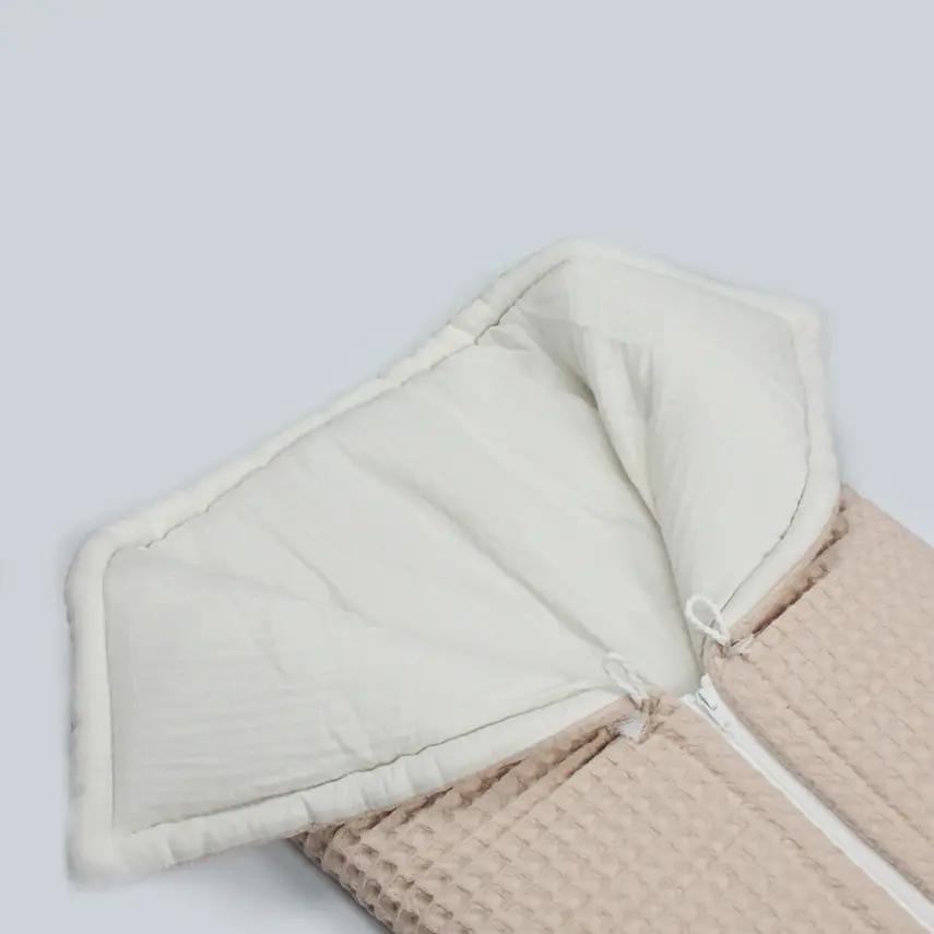 Bistyle Erkek Bebek Battaniye Pike Fermuarlı Natural Life Boy Bej - 10