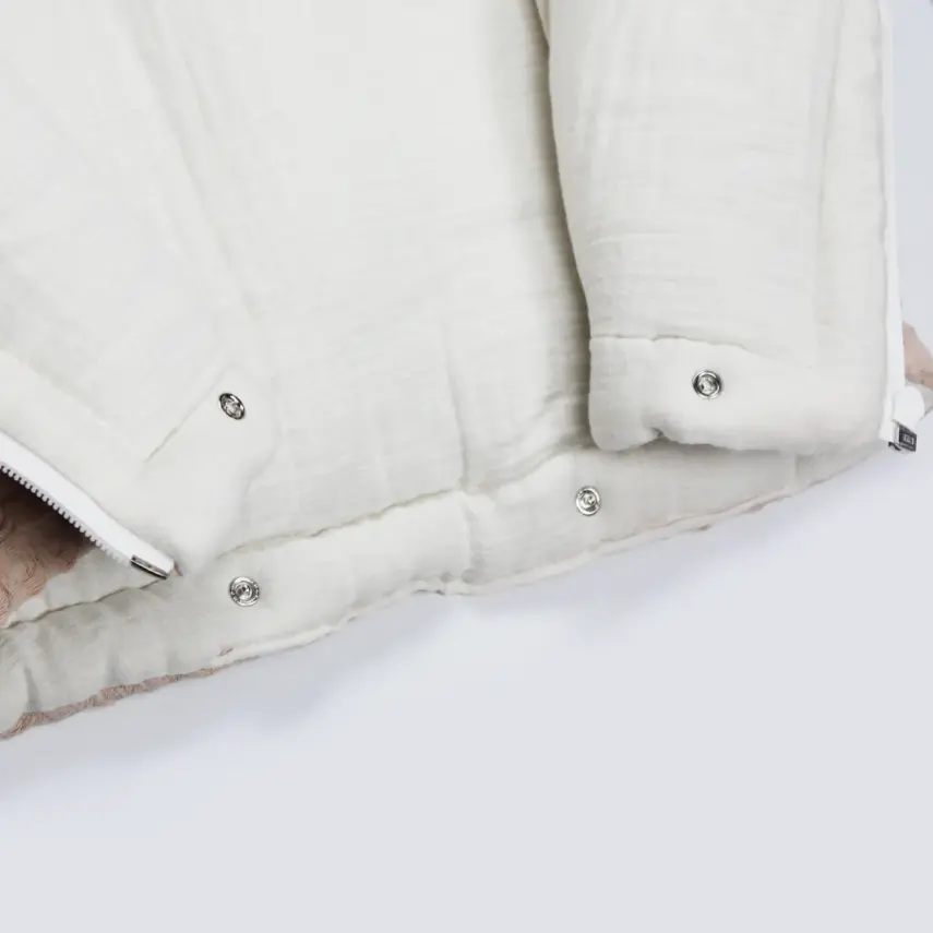 Bistyle Erkek Bebek Battaniye Pike Fermuarlı Natural Life Boy Bej - 3