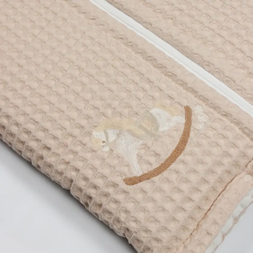 Bistyle Erkek Bebek Battaniye Pike Fermuarlı Natural Life Boy Bej - 6