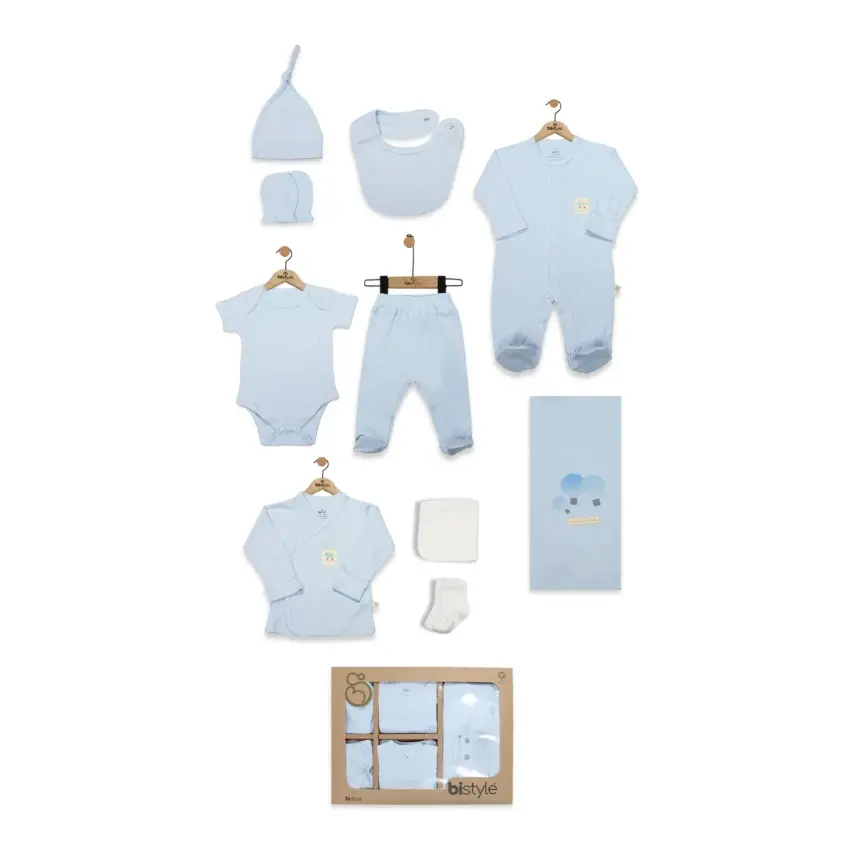 Bistyle Erkek Hastane Çıkışı 10lu Modal Flying Balloons Mavi - 1