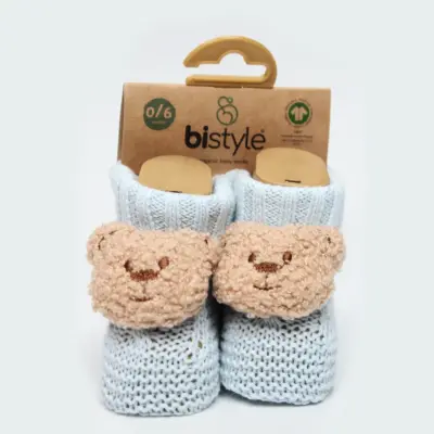 Bistyle Erkek Patik Triko Seperatörlü Aksesuarlı Mavi - 5