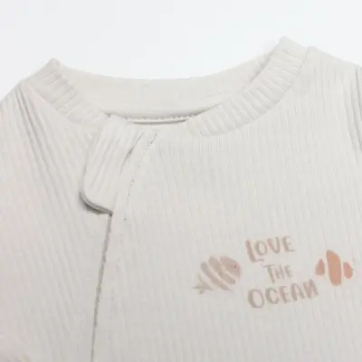 Bistyle Erkek Tulum Fermuarlı Modal The Ocean Bej (1)