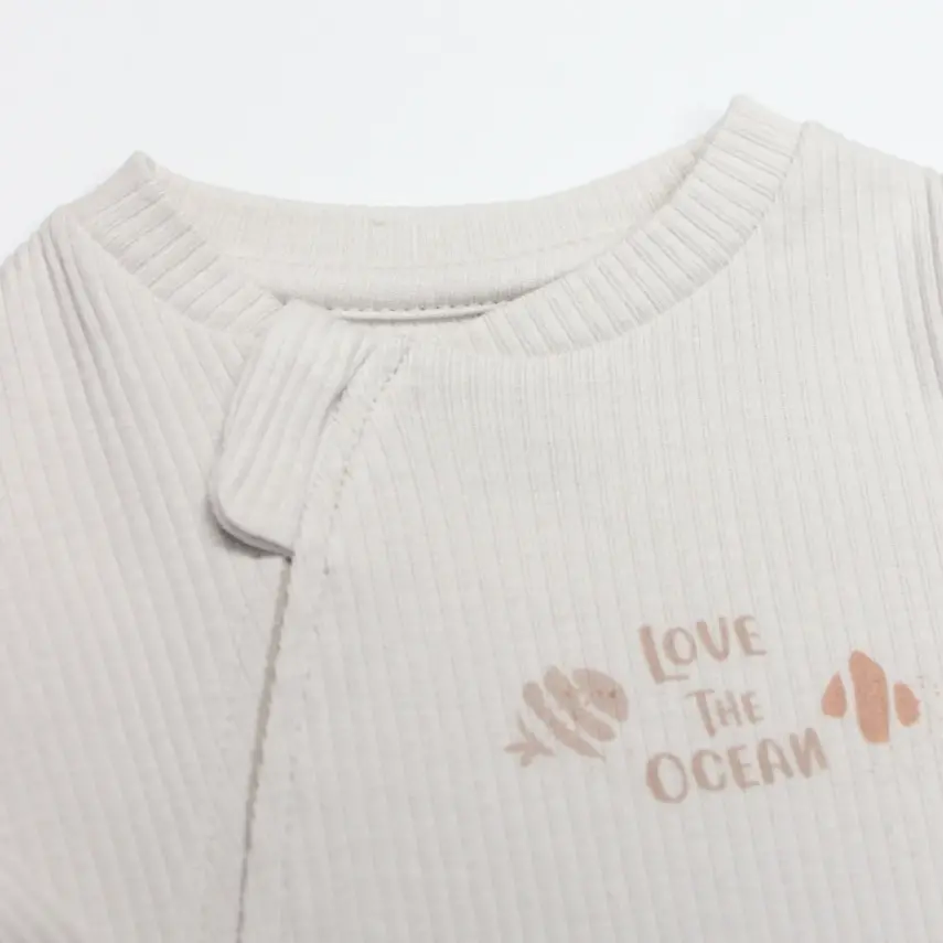 Bistyle Erkek Tulum Fermuarlı Modal The Ocean Bej - 2
