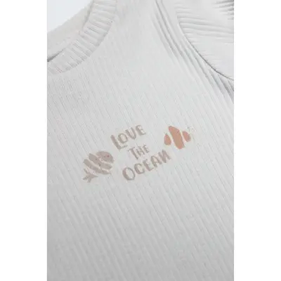 Bistyle Erkek Tulum Fermuarlı Modal The Ocean Bej - 4