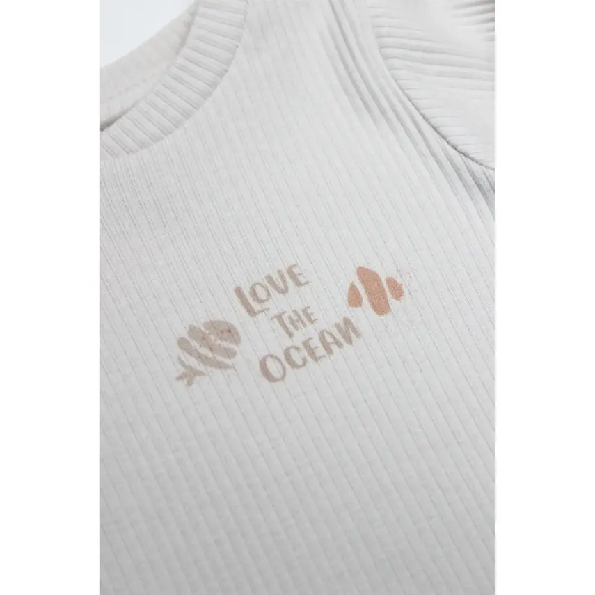 Bistyle Erkek Tulum Fermuarlı Modal The Ocean Bej - 4
