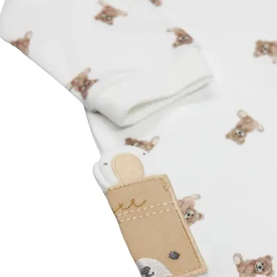Bistyle Erkek Tulum I am So Bear Bej - Ekru - 4