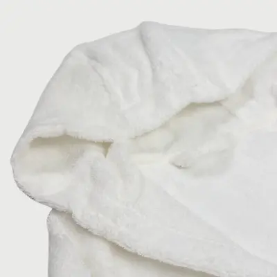 Bistyle Kız Bebek Bornoz Luluco Girl And Bird Ekru (1)