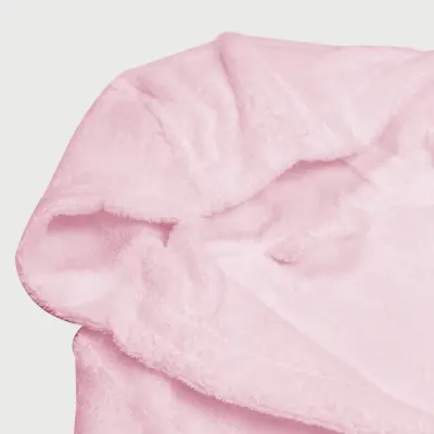 Bistyle Kız Bebek Bornoz Luluco Girl And Bird Pembe (1)