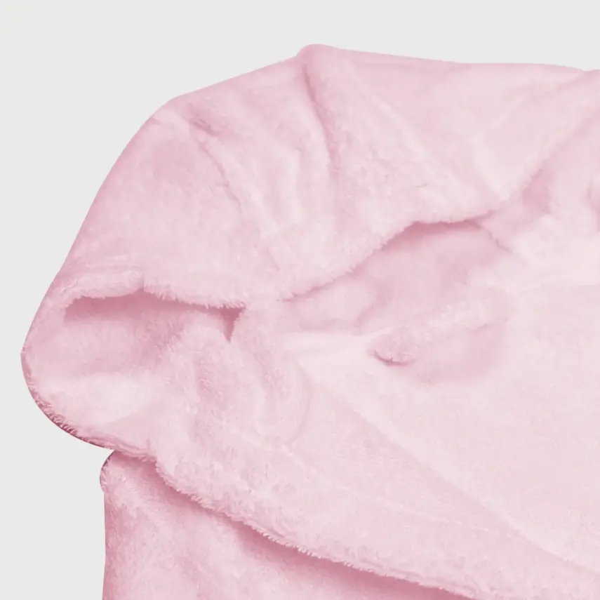 Bistyle Kız Bebek Bornoz Luluco Girl And Bird Pembe - 2