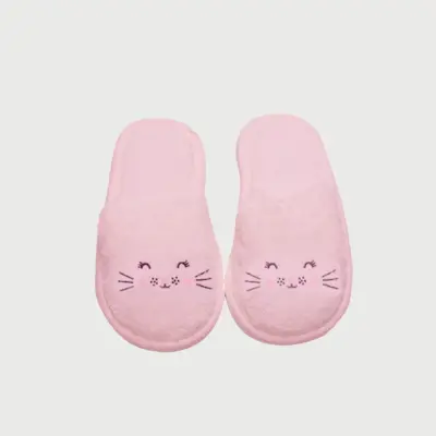 Bistyle Kız Bebek Bornoz Luluco Sweet Rabbit Pembe (1)