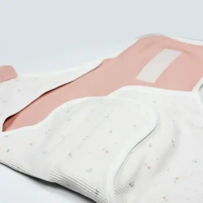 Bistyle Kız Bel Destekli Kundak Bloom White Ekru - Gül Kurusu - 5