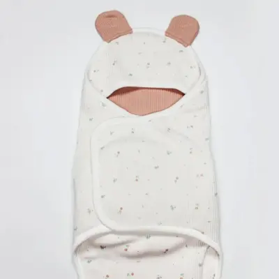 Bistyle Kız Bel Destekli Kundak Bloom White Ekru - Gül Kurusu - 4