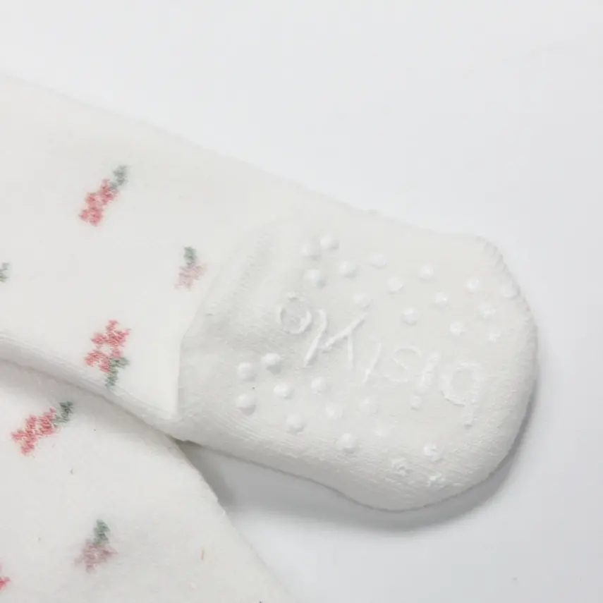 Bistyle Kız Çorap Külotlu Havlu Kaymaz Blossom Ekru - 3