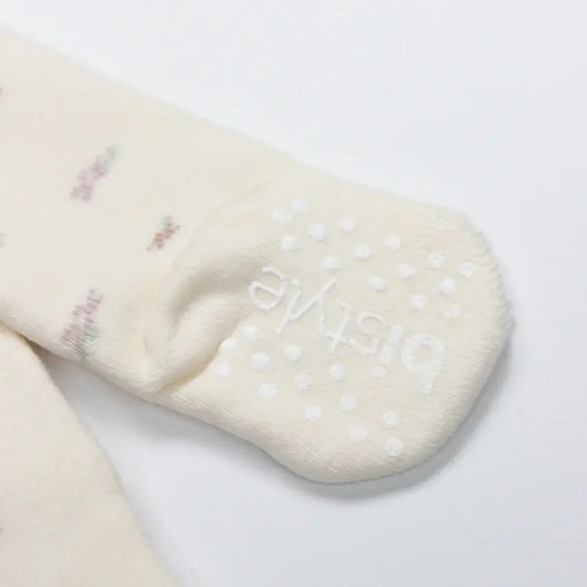 Bistyle Kız Çorap Külotlu Havlu Kaymaz Blossom Natural - 2