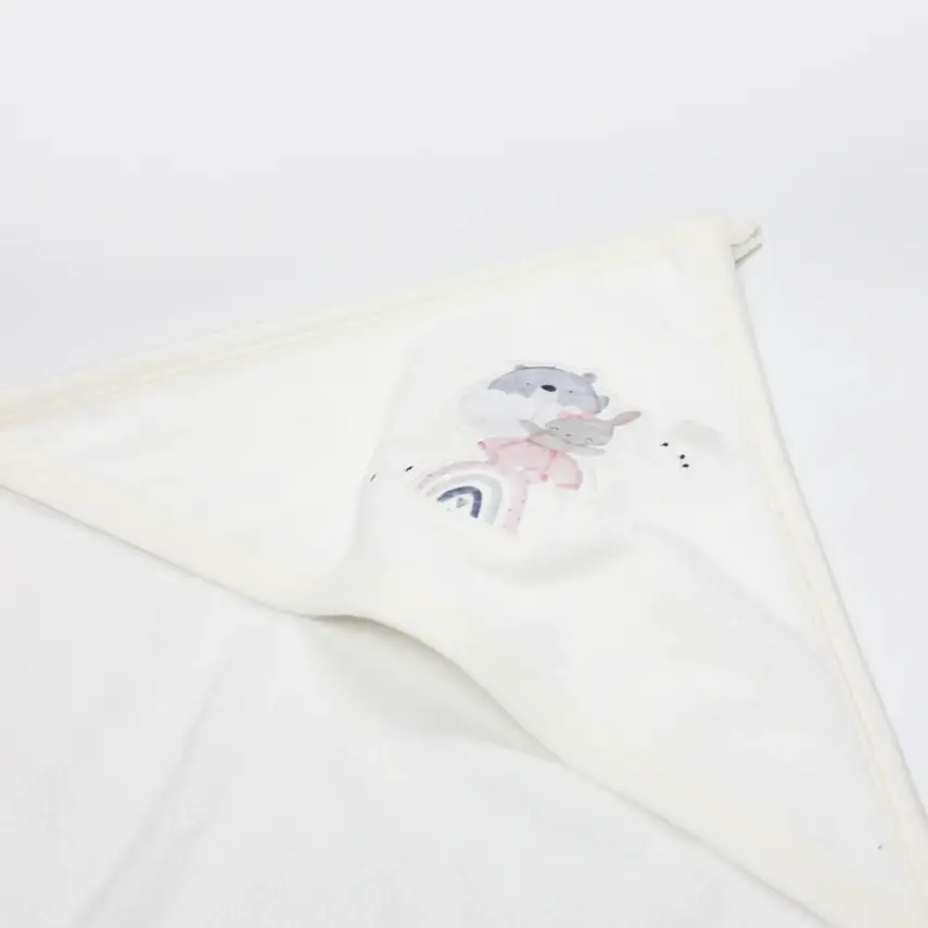 Bistyle Kız Havlu Rabbit In Love Pembe - 2