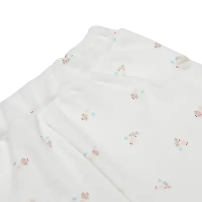 Bistyle Kız Pantolon Patikli Grow In Love Pembe - Ekru - 3