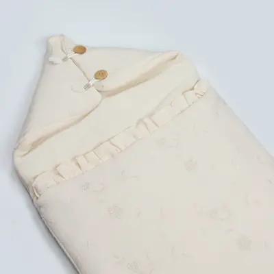 Bistyle Kız Port Bebe Müslin Lady Home Ekru (1)