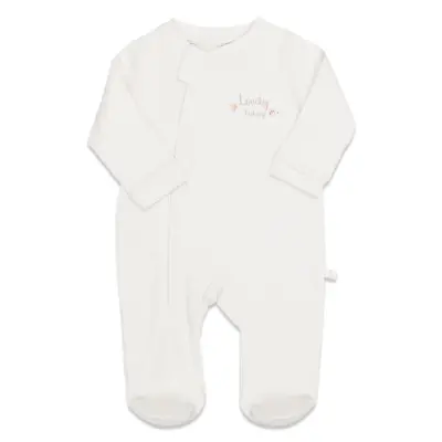 Bistyle Kız Tulum Fermuarlı Modal Lovely Fishing Ekru