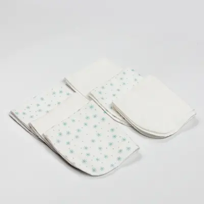 Bistyle Organik Ağız Mendili 6lı Stars Kutulu 20x20cm Nil (1)