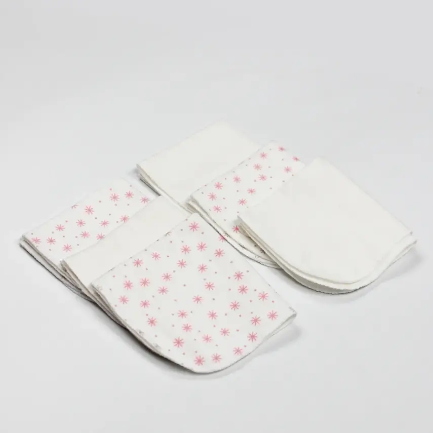 Bistyle Organik Ağız Mendili 6lı Stars Kutulu 20x20cm Pudra - 2