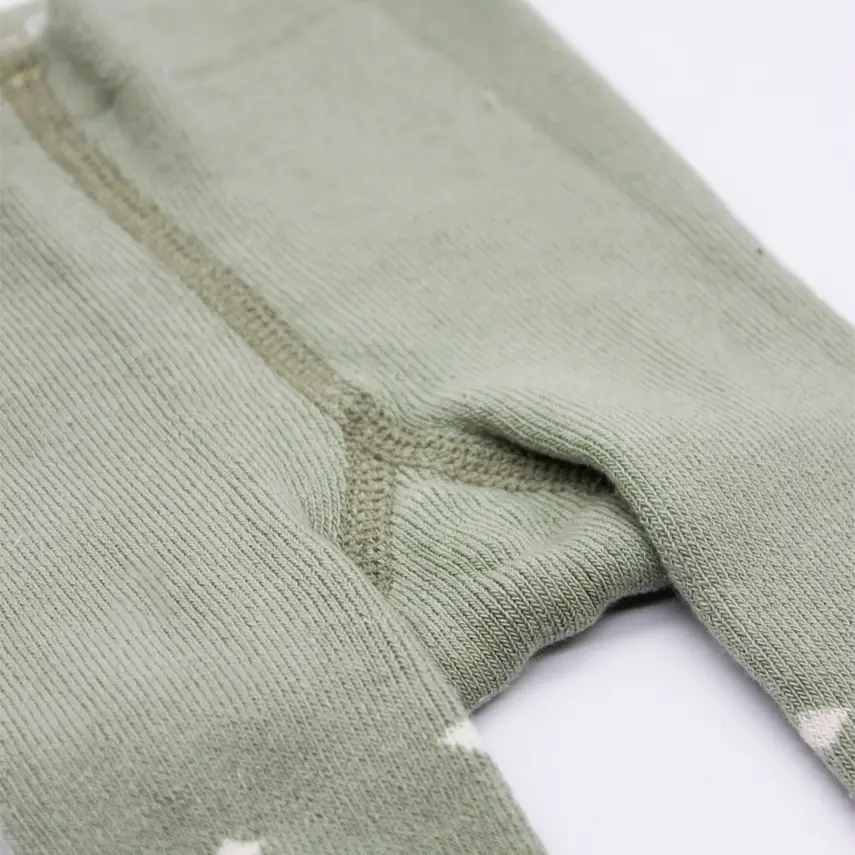 Bistyle Organik Çorap Külotlu Kaymaz Havlu  Puanlı Nil - 3