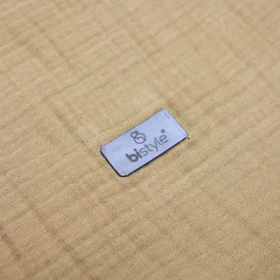 Bistyle Organik Müslin Battaniye Fistolu 80x90cm Hardal - 3