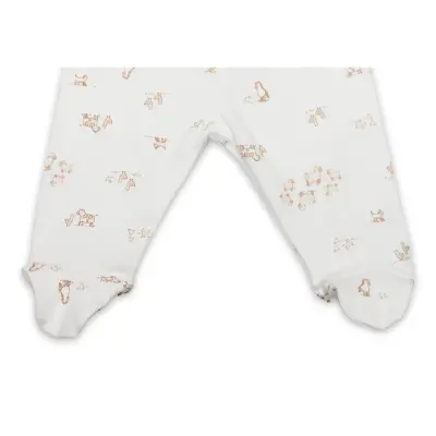 Bistyle Pantolon Patikli Curly Lamb Bej - Mavi - Ekru (1)