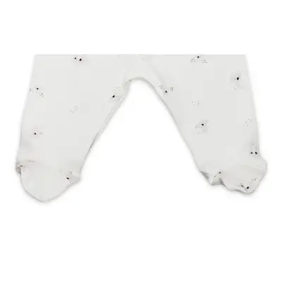 Bistyle Pantolon Patikli Little Koala Gri - Sarı - Ekru (1)