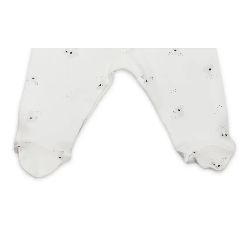 Bistyle Pantolon Patikli Little Koala Gri - Sarı - Ekru - 2