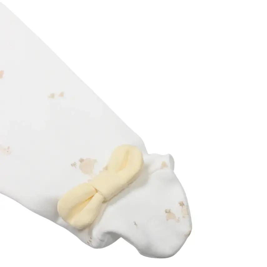 Bistyle Pantolon Patikli Welcome Baby Duck Sarı - Ekru - 3