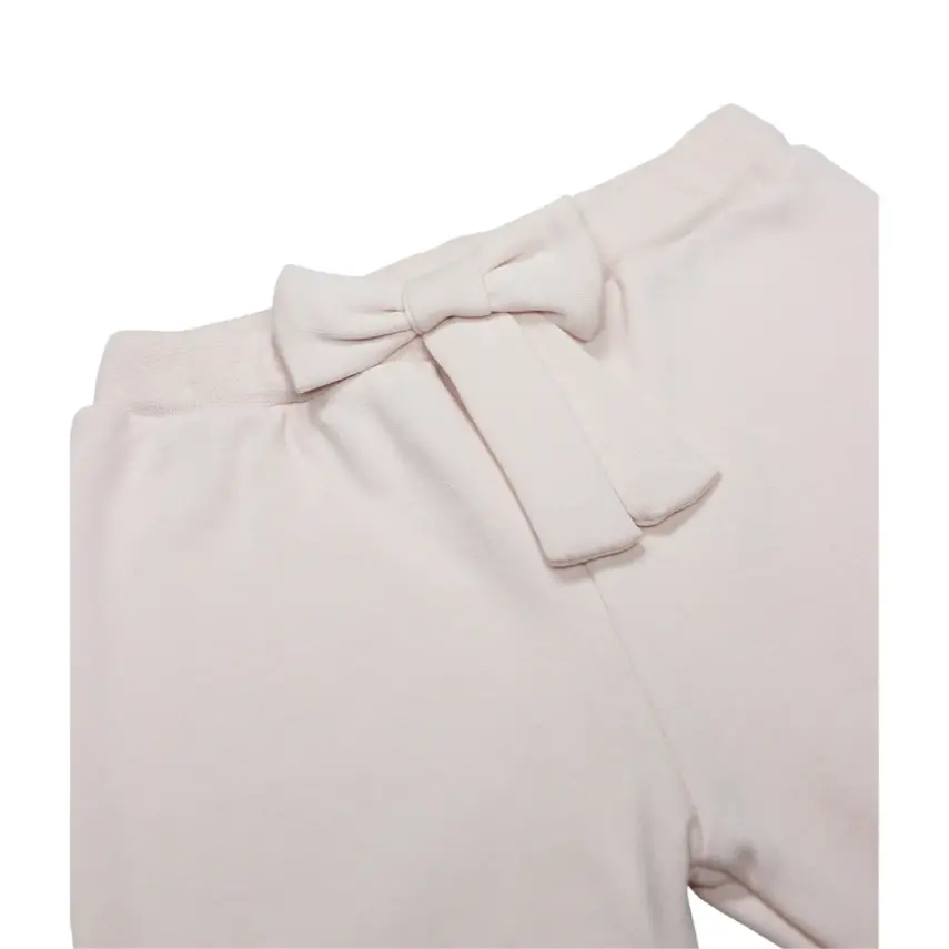 Bistyle Pantolon Patiksiz Grow in Love Pembe - Ekru - 5