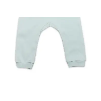 Bistyle Pantolon Patiksiz Hello World Mint - Ekru - 3