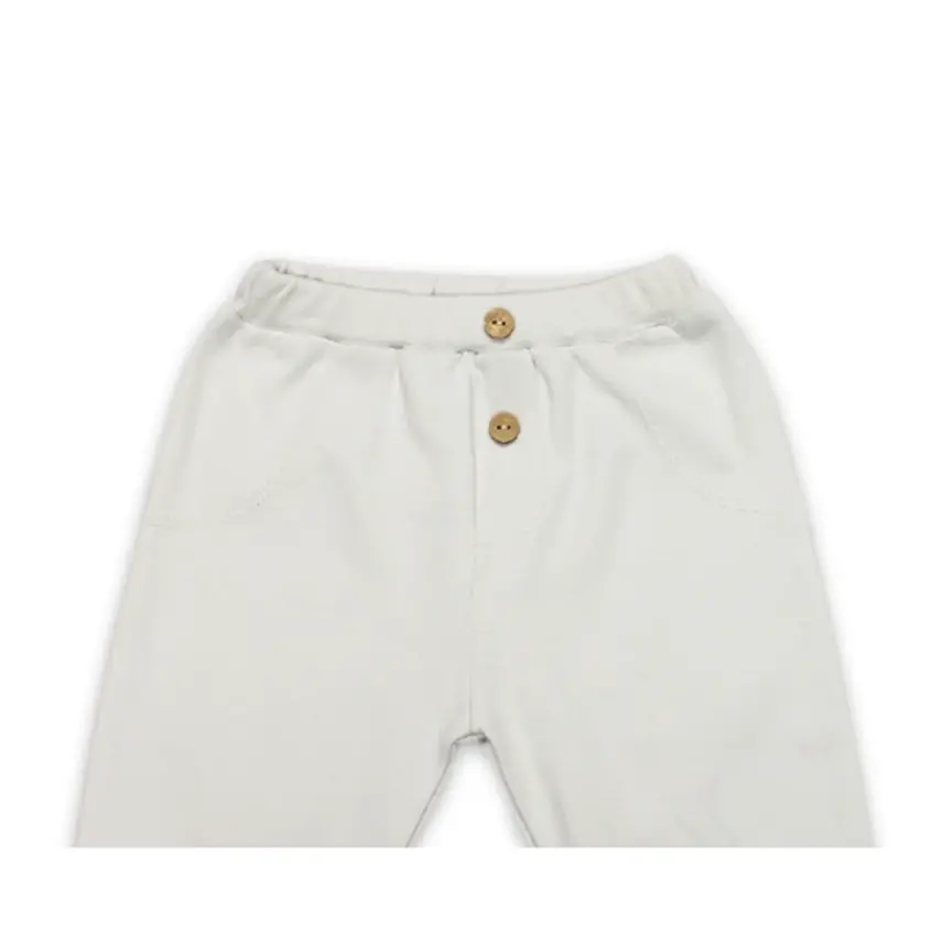 Bistyle Pantolon Patiksiz Little Koala Gri - Sarı - Ekru - 3