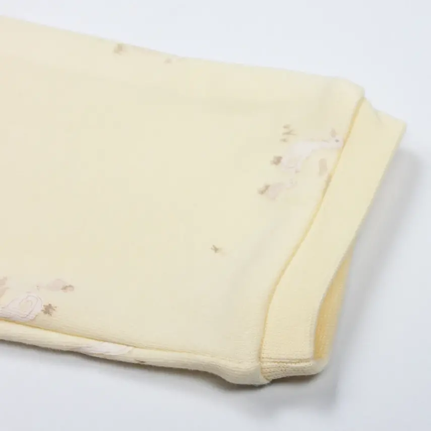 Bistyle Pantolon Patiksiz Welcome Baby Duck Sarı - Ekru - 5