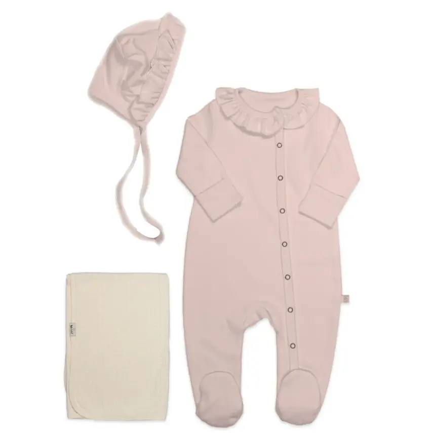 Bistyle Tulum Battaniyeli Princess Ekru - Gül Kurusu - 1