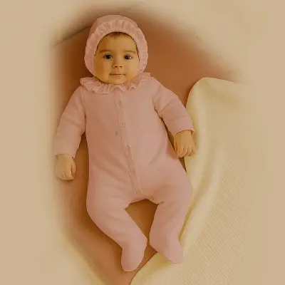 Bistyle Tulum Battaniyeli Princess Ekru - Gül Kurusu - 2