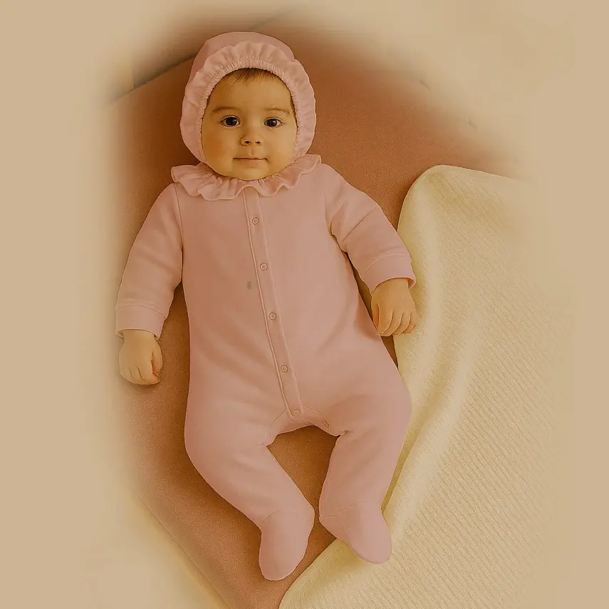 Bistyle Tulum Battaniyeli Princess Ekru - Gül Kurusu - 2